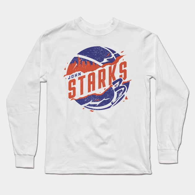 John Starks New York Skyball Long Sleeve T-Shirt by TodosRigatSot